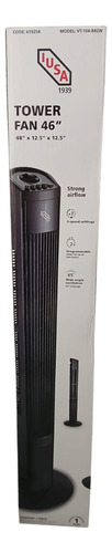Ventilador De Torre De 46 Con 3 Velocidades 619254 Iusa 32 Cm 60hz Negro Negro Plástico 0
