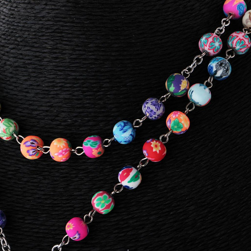 Jk 5 X 6 Collares For Mujer Con Cuentas De 8 Mm, Con 5