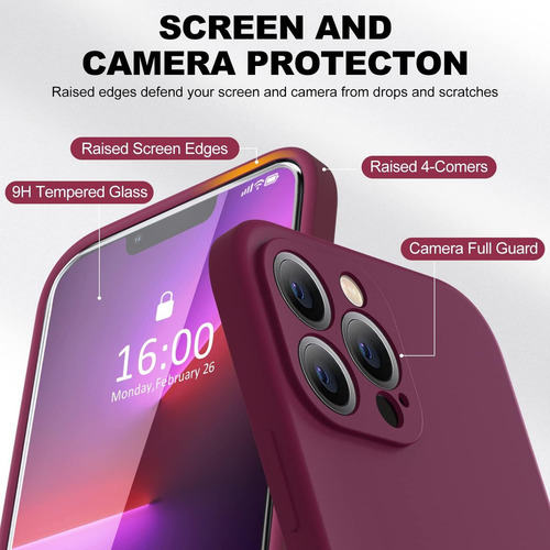Funda De Teléfono Duradera Y Minimalista De Silicona De Color Sólido A Prueba De Golpes Para iPhone 16 Pro Max 15 14 13 12 11 Series