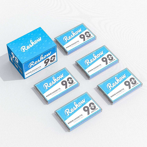 Reshow Audio Cassettes Low Noise High Output 90 Min Time ...