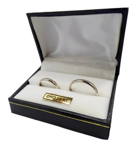 Par Alianzas Oro Blanco 18k 3 Grs Boda Garantía Promoción