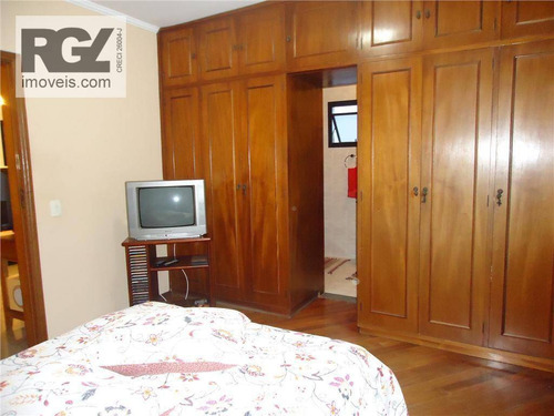 Imagem 6 de 19 de Cobertura Com 3 Dormitórios À Venda, 215 M² Por R$ 1.100.000,00 - Pompéia - Santos/sp - Co0132