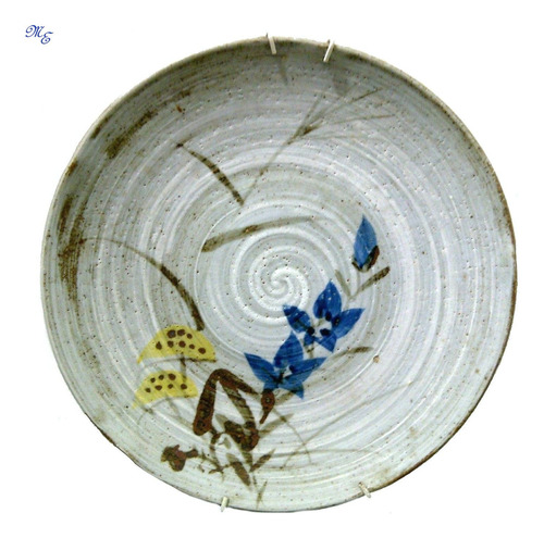 Juego De Ceramica - Plato Decorativo Y Cofre