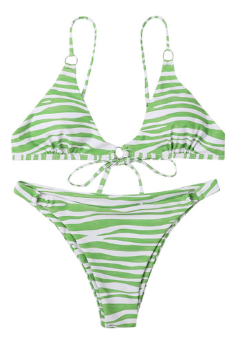 Bikini De Dos Piezas Para Mujer W, Traje De Baño De Verano,