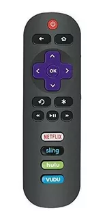 Control Remoto - Tcl-roku Tv Replacement Remote Rc280 W-volu