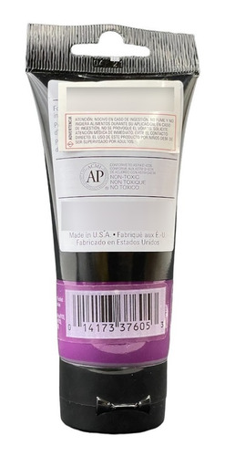 Imagen 2 de 2 de Acrílico Grumbacher Violeta Oscuro De 75 Ml.