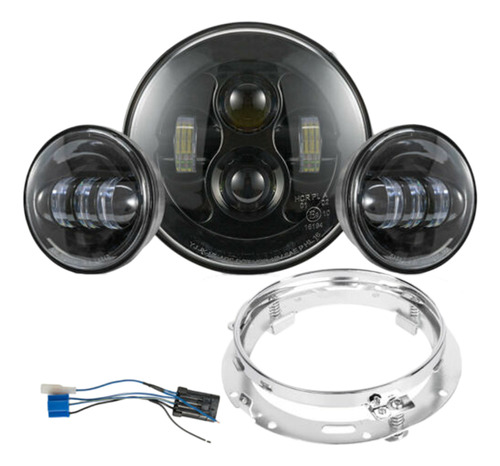 Kit Led De 7 Pulgadas Y 80 W, 4,5 Pulgadas, 60 W, Luz Antini