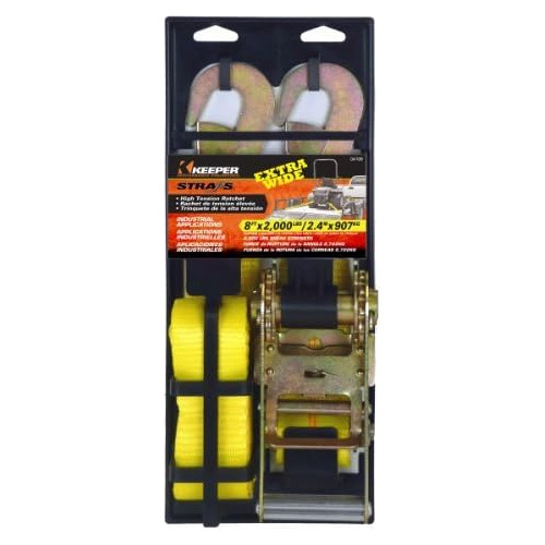 Amarre De Automóvil Resistente De 2 X 8' Ganchos De P...