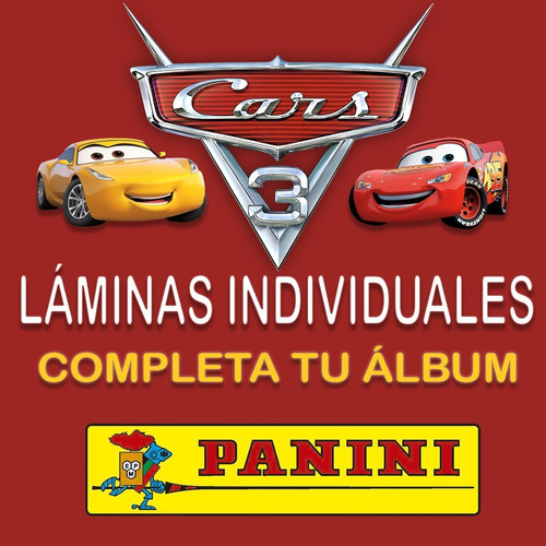 Laminas Sueltas Cars 3 Para Venta Y Cambio- Panini