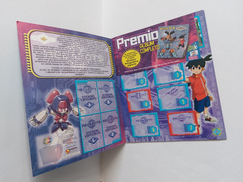 Album Medabots . Salo 2002 Incompleto Solo Tiene 30 Laminas (Usado)