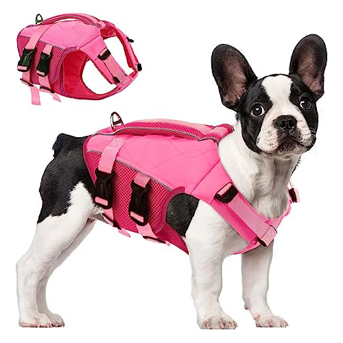 Asenku Chaleco Salvavidas Para Perros Con Asa De Rescate, Ch