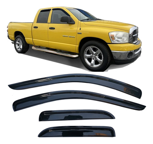 Protectores De Lluvia Para  Ram 1500 2002-2008 Deflector De 