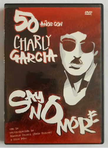 Dvd Charly García 50 Anos Con Say No More 