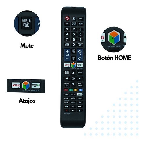 Control Remoto Compatible Con Samsung Smart Tv