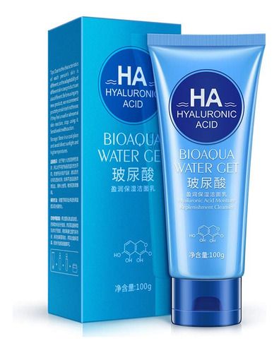 Bioaqua Crema Limpiador Water Get Acido Hialuronico Hidrata