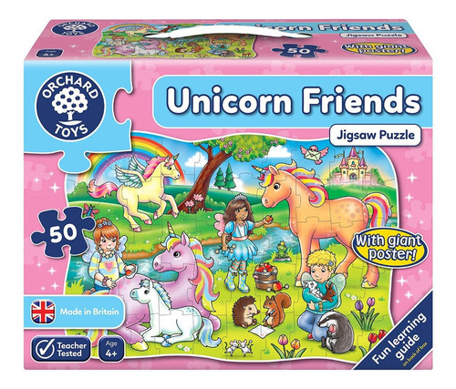 Puzzle Didactico Infantil Amigos Unicornio Orchard 291