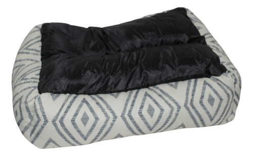 Cama moises para perros rectangular Bestia Peluda Emma 60x48x18cm color beige