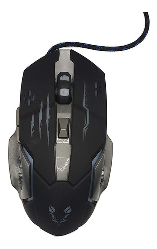 Mouse Gamer Tj1 Usb Led Optico 6 Botones 1600dpi Gaming