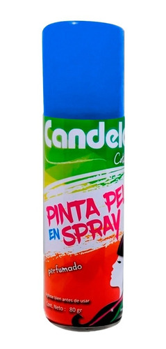 Spray Pinta Pelo Color Candela 80g Pack X1- Cuidad Cotillón