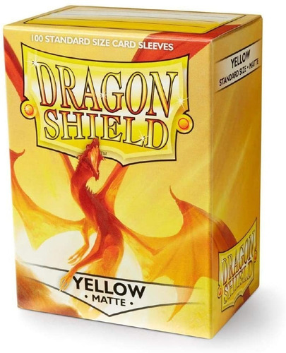 Protectores Dragon Shield Standard Matte Yellow 100 - One Up