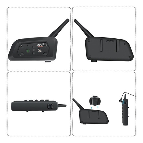 Casco Moto Bluetooth Interfono Comunicador