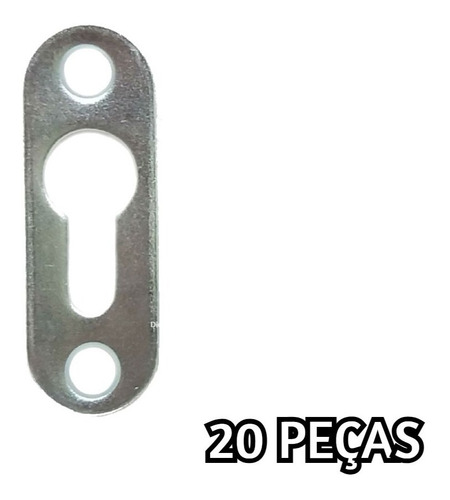 20x Presilha Para Fixação De Nicho 20 Unidades