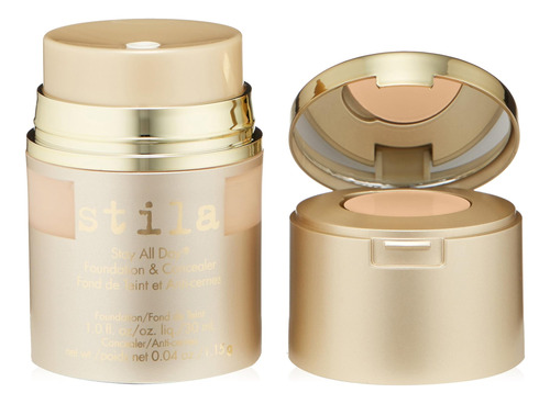 Stila Stay All Day Foundation & Concealer, Porcelana, 1 Onza