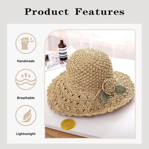 Sombreros De Paja For Mujer, Sombreros De Playa, Protección