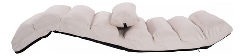 Sofá Plegable Con Almohada Beige Gpl