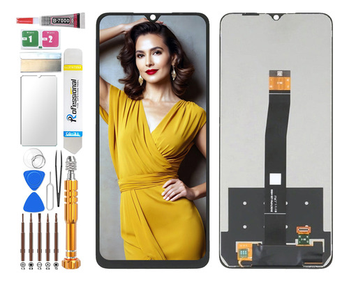Zahin Pantalla Táctil Lcd Para Xiaomi Redmi 12c 22120rn86g 22120rn86i 22126rn91y 2212arnc4l