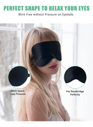 Silk Sleep Mask Beevines Mulberry Silk 2 Pack For Women
