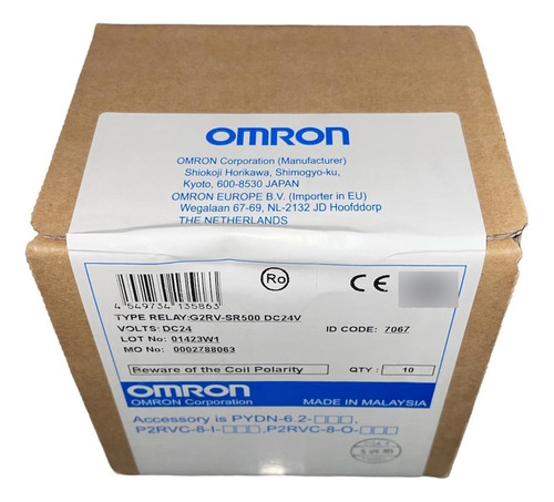 Omron G2rv-sr500 24vdc Relay Rele Encapsulado ( Lote 10 Pcs)