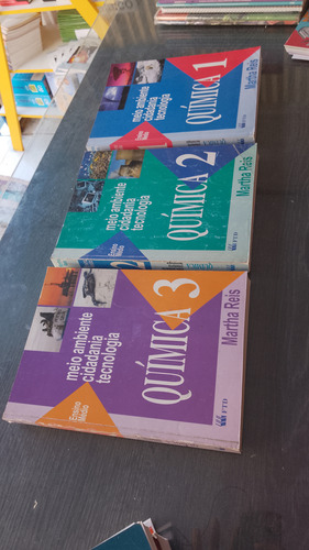 Coleção Completa Química Martha Reis Vol 1,2,3 Ens Médio.