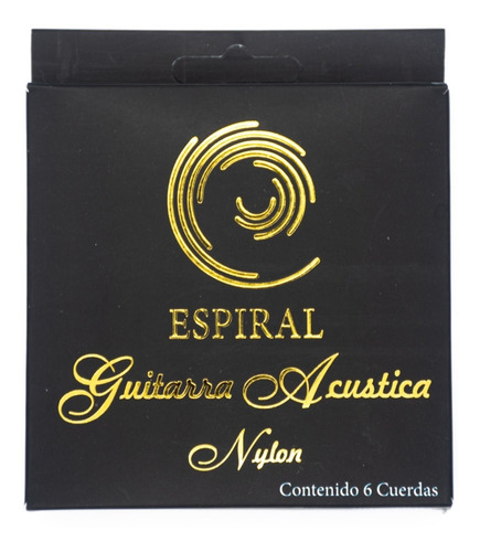 Jgo De Cuerdas Espiral Nylon Para Guitarra Acustica C/borla 