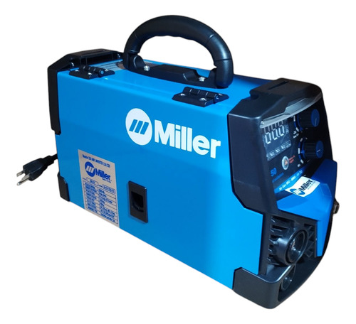 Soldadora Inversora Miller Microalambre 250 Amp Sin Gas Azul