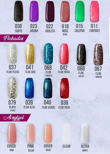 Angela Bresciano Esmalte Semipermanente (colores)
