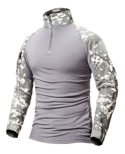 Polera Combat Shirt  Tactica Estilo Militar Airsoft