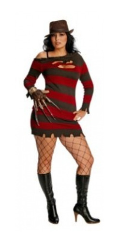 Disfraz De Mujer Disfraz De Halloween Fx Miss Sexy Krueger P