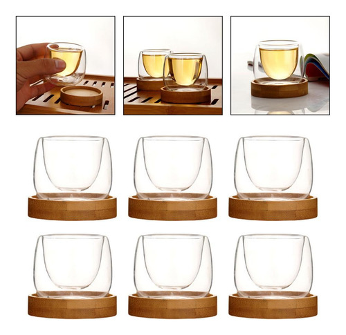 Tazas De Espresso Vasos Taza De Vidrio Tazas De Doble Pared