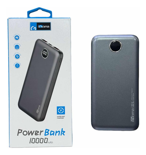 Power Bank 10000 Mah/37wh Usb I Goma 225w  Pdquick Charge