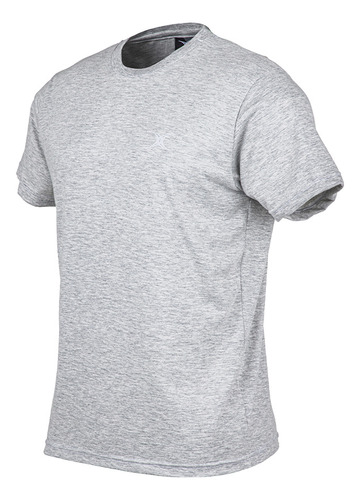 Remera Gilbert Quest Gris Solo Deportes