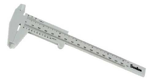 Calibrador Vernier Cadena Plástico 0-6´´