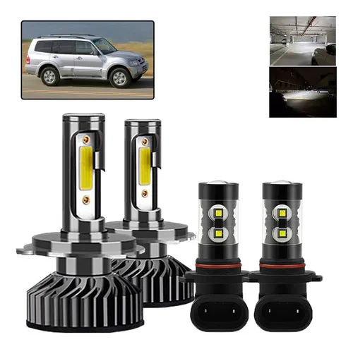 For Kit De Focos Led H4 9006 For Mitsubishi Montero