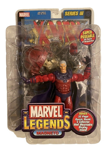 Toybiz Marvel Legends Series 3 2002 Magneto