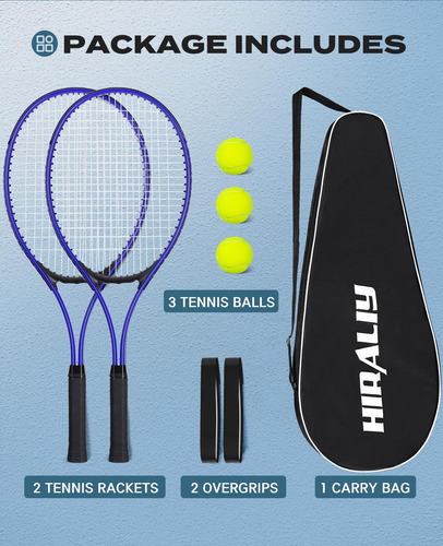 Raqueta De Tenis Hiraliy Para Adultos, Recreativa, Para 2 Ju
