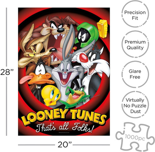 Rompecabezas 1000 Piezas Looney Tunes Original