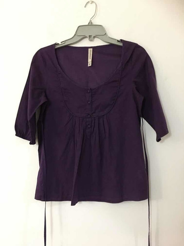 Blusa No Elasticada Marca Springfield Talla S/m Usado