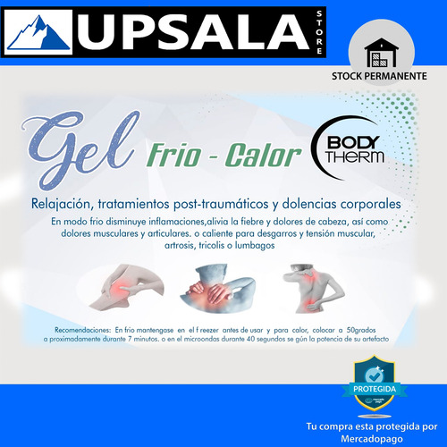 Gel Pack Frio Calor Con Agarradera Rehabilitacion Lesiones