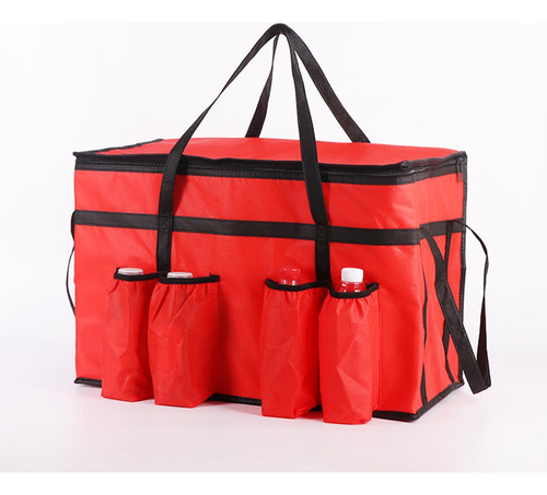 Bolsa Térmica Para Entrega De Alimentos Con Rojo