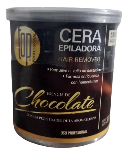 Cera Epiladora Esencia De Chocolate  Piel Delicada Top 300g